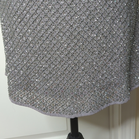 Joie Peri F Beaded Sequined Silk Sleeveless Scoop Neck Racerback Mini Dress XS - Picture 9 of 14